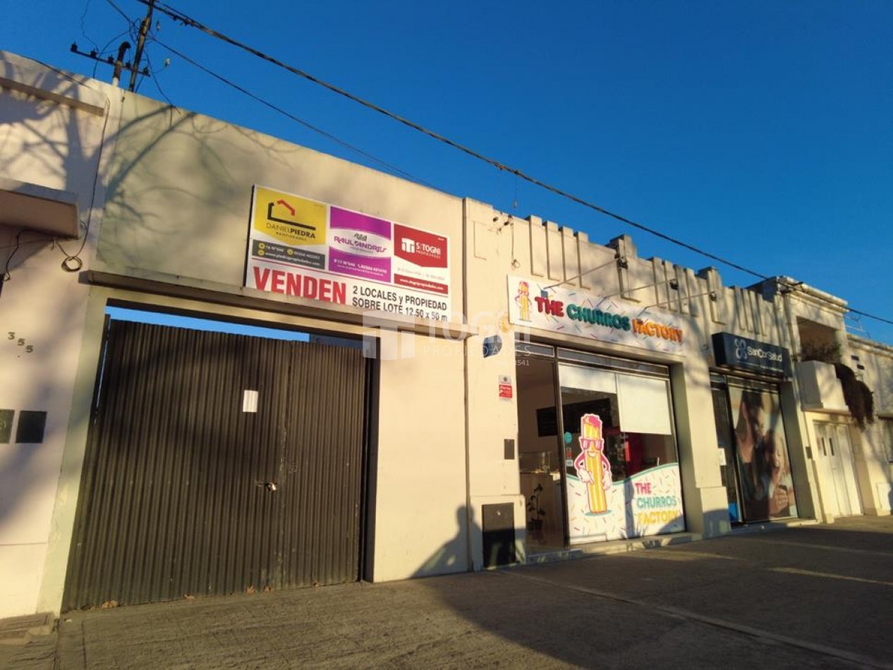 VENTA 2 LOCALES + TERRENO